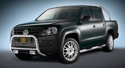 Тест на безопасность нового пикапа VW Amarok.